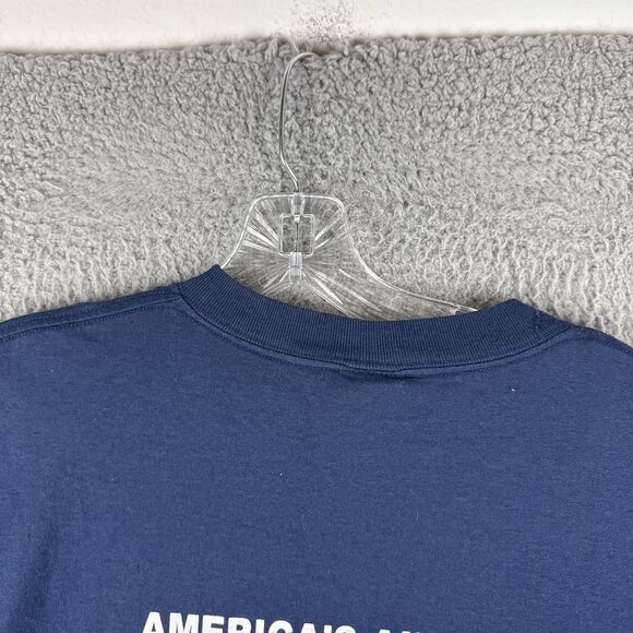 Vintage US Air Force T Shirt Men's XL Blue “No One Comes Close” - Picture 9 of 12